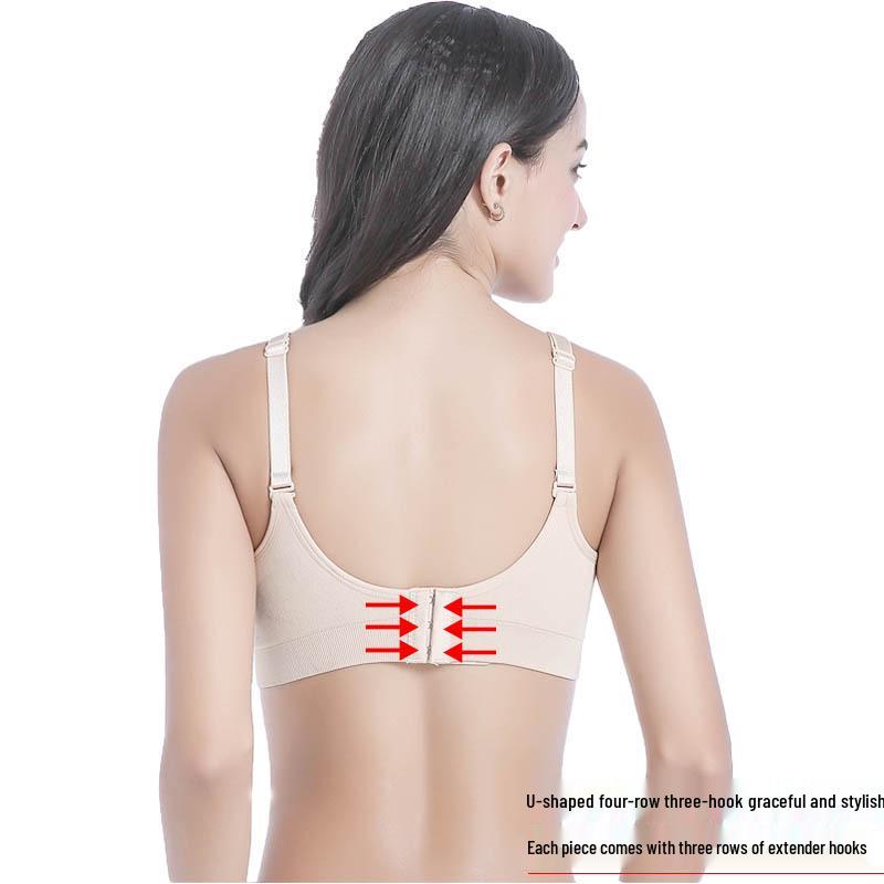 Nahtloser kabelloser Still- und Abpump-BH für freihändiges Tragen