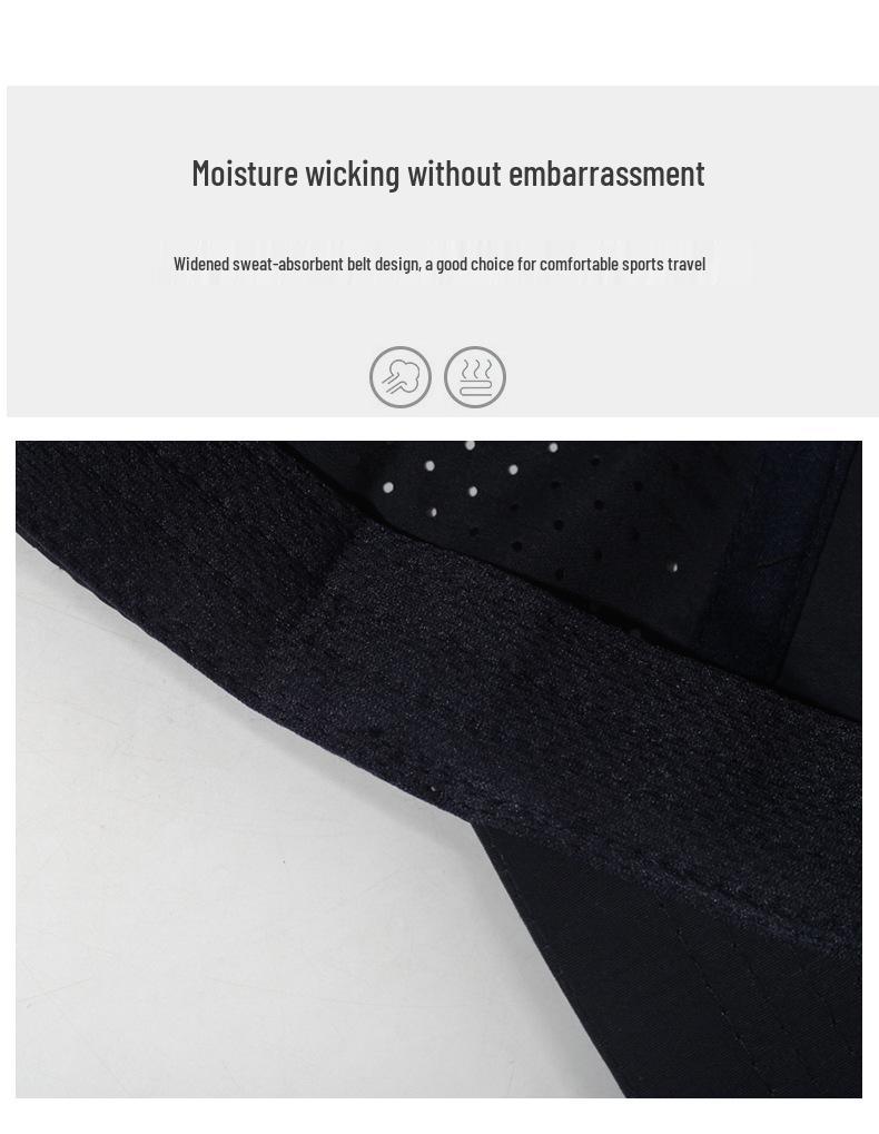 Men's Summer Breathable Mesh Duckbill Cap - Large Fit, Sport Baseball Cap, Sun Protection Hat