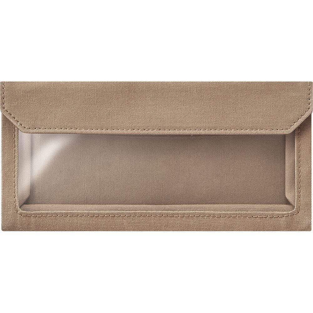 

King Jim Flatty Works Standard Size Mocha Pencil Case 5478 Mocha