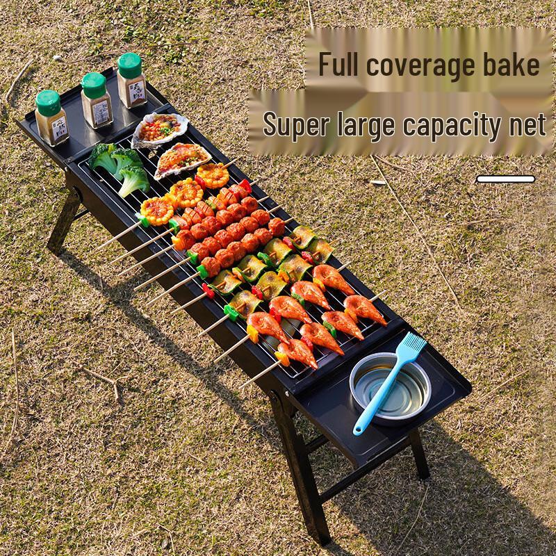 ZISIZ Portable Folding Charcoal BBQ Grill