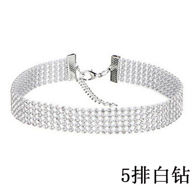 Classic Crystal Charm Pendent Short Necklace For Women Collar Clavicle Chain Romantic Valentine 'S Day Jewelry Gift Choker Dz465
