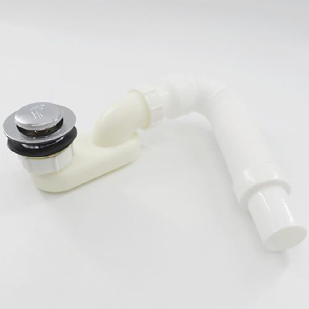 Tubo di scarico regolabile in lega di zinco per lavabo da bagno, vasca da bagno, con lunghezza estensibile, facile installazione fai-da-te, resistente agli odori
