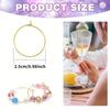 50/100/200pcs Alloy Earring Holder, Wine Glass Pendant Ring, 25mm Open Earrings, Bead Ring, Party Favorite