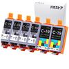 Bowstore Compatible Ink Cartridges for Canon Black 2 BCI-19 (6-Pack) (4 Black, Color)