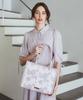 Maison De Fleur Flower Lace Square Tote Bag, Ivory, 08000079500