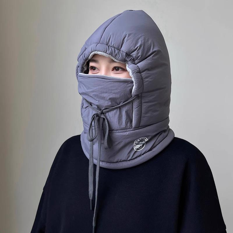 Men's Winter Windproof Hat with Warm Earmuffs and Face Mask for Riding