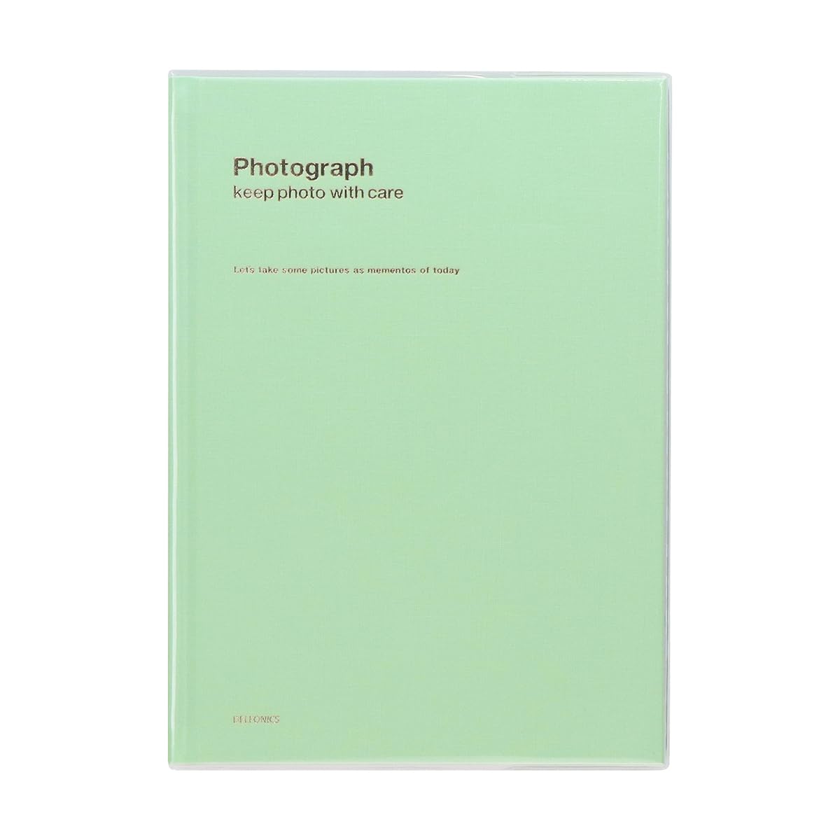 PD Photo Album Basic M holds 40 Commemorative Bound Mounting Pages [Delfonics] (L-size, photos), Album, Type, Adhesive, (Mint) мятный