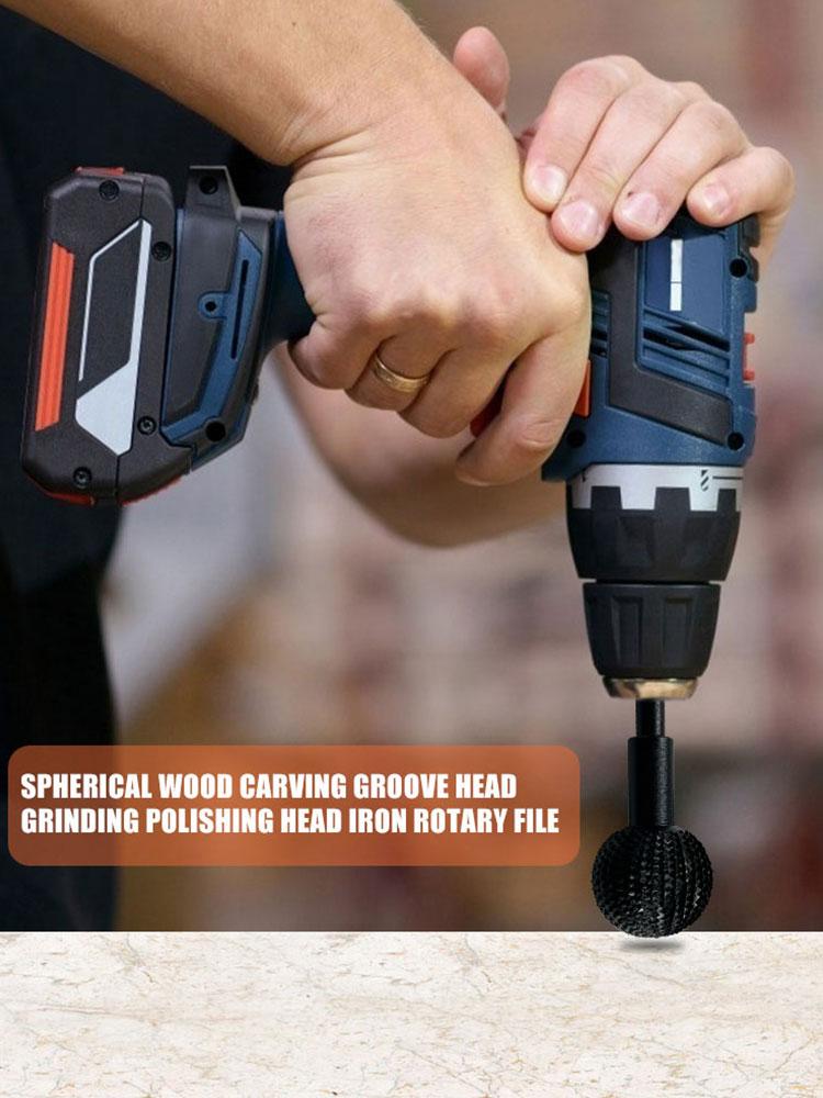 41,2mm Rotierendes Holzbearbeitungszubehör Holzschnitzerei Schleifkopf für Winkelschleifer zum Holzschnitzen Schleifen Polieren Gravieren