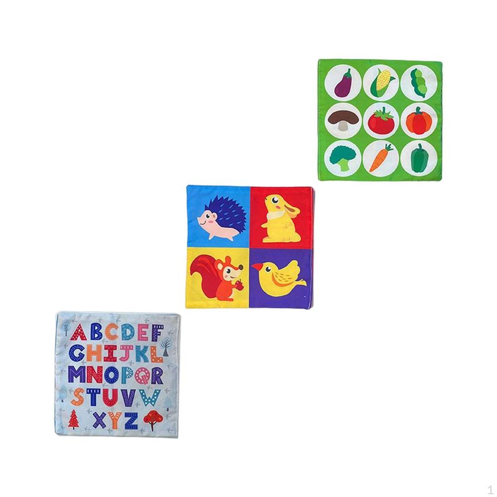 3 Pieces Baby Sensory Tissue Paper Polyester Montessori Colorful Busy Weaving Activities