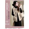 Women Faux Fur Vest Metal Buckle Loose Vintage Thick Warm Sleeveless
