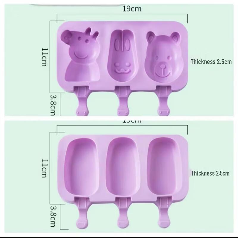 Qiwei Food Grade Silicone Ice Cream Mold