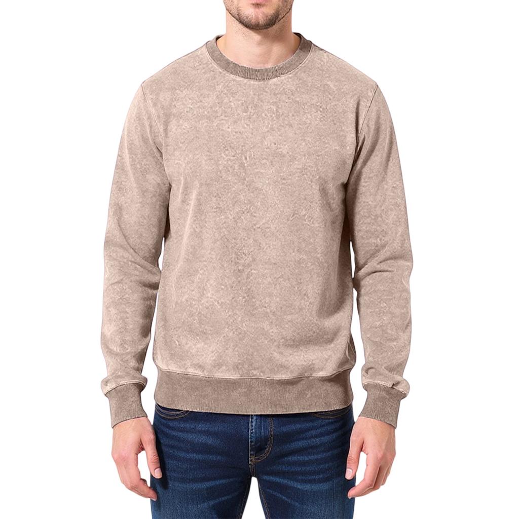 Men's  And  Women's  Trend  Loose  Retro  Wash With Water  Aging  Big News  Round Neck  Hoodie