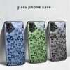 Abstract Leopard Print For Redmi Note 14 Pro+ 13 Pro 8 9 9S 12S 10 Pro 11 12 13C 14C A3 12 13 K60 Ultra Black Glass Phone Case