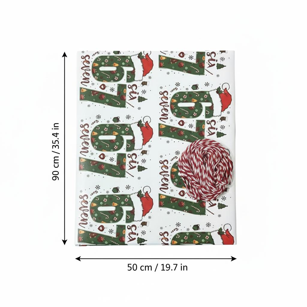 67 Meme Christmas Gift Wrap 90cm Long Roll 50cm Width Fun Holiday Party Present Wrapping Paper For Family Office Small Gift Shop