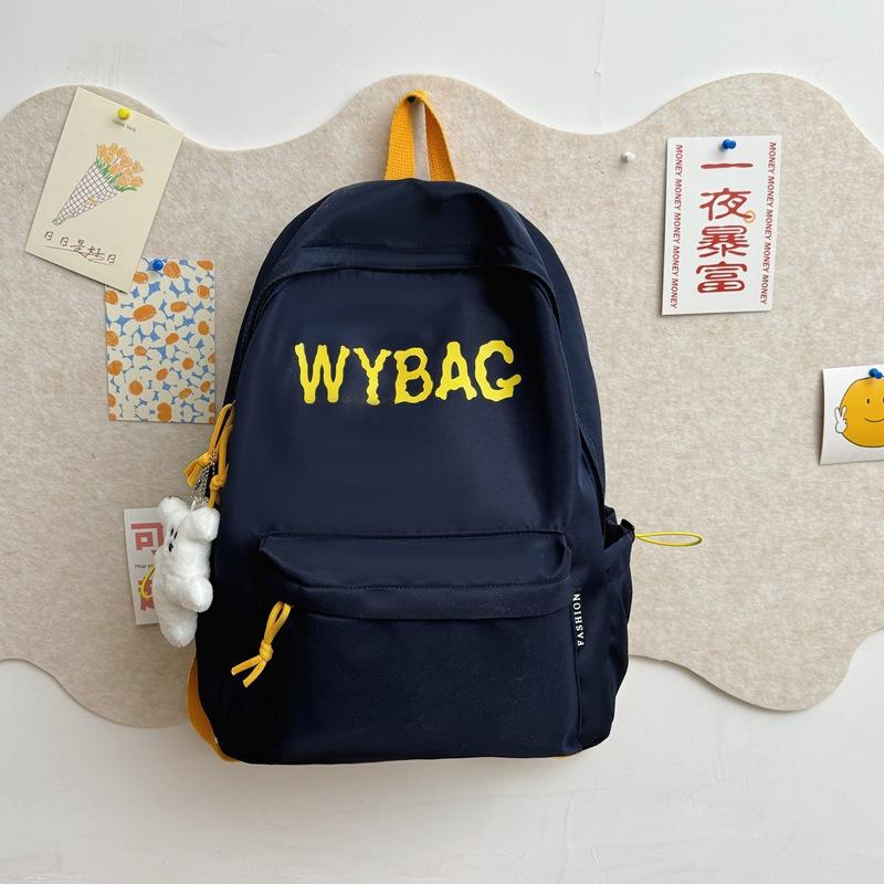 

Девочки сердце школьный рюкзак Девочки легкий и универсальный маленький свежий большая вместимость универсальный рюкзак синий