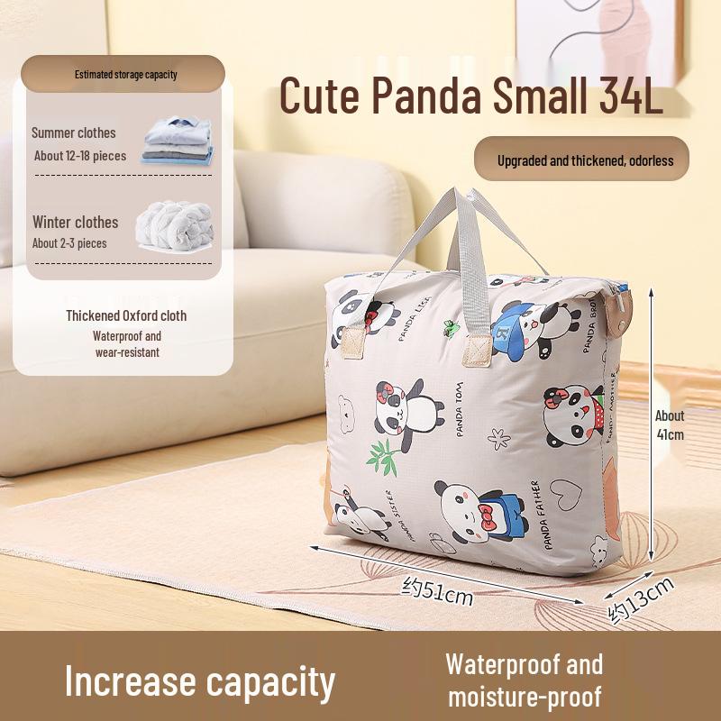 

Утолщенная ткань Оксфорд Большая вместимость Сумка для хранения одеял и вещей для детского сада