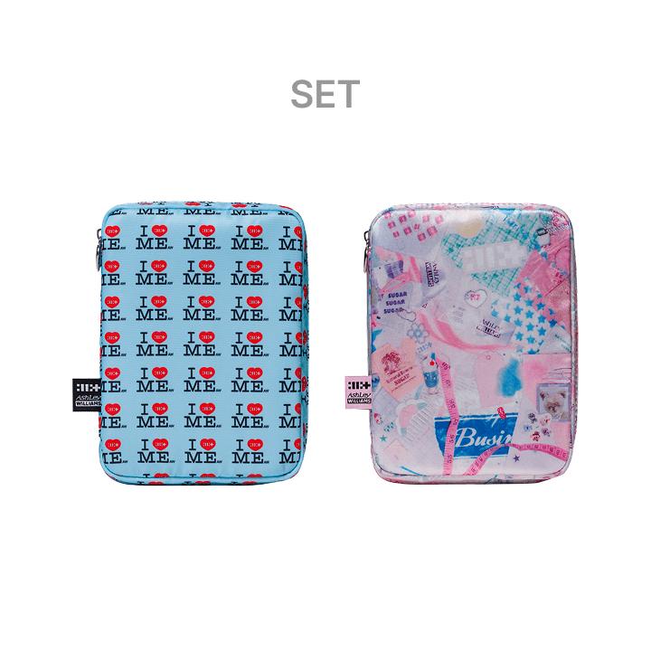 [K-POP Special] ILLIT 1st Single Album  NOT CUTE ANYMORE  (ILLIT X Ashley Williams Pouch Ver.) (Set)