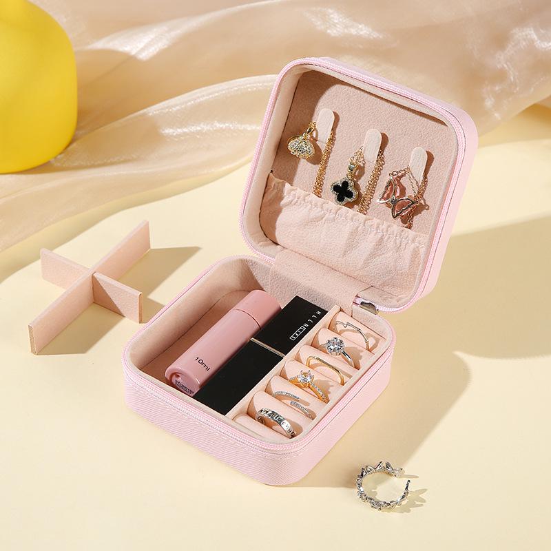 Compact Multifunctional Jewelry Box for Travel & Bedroom