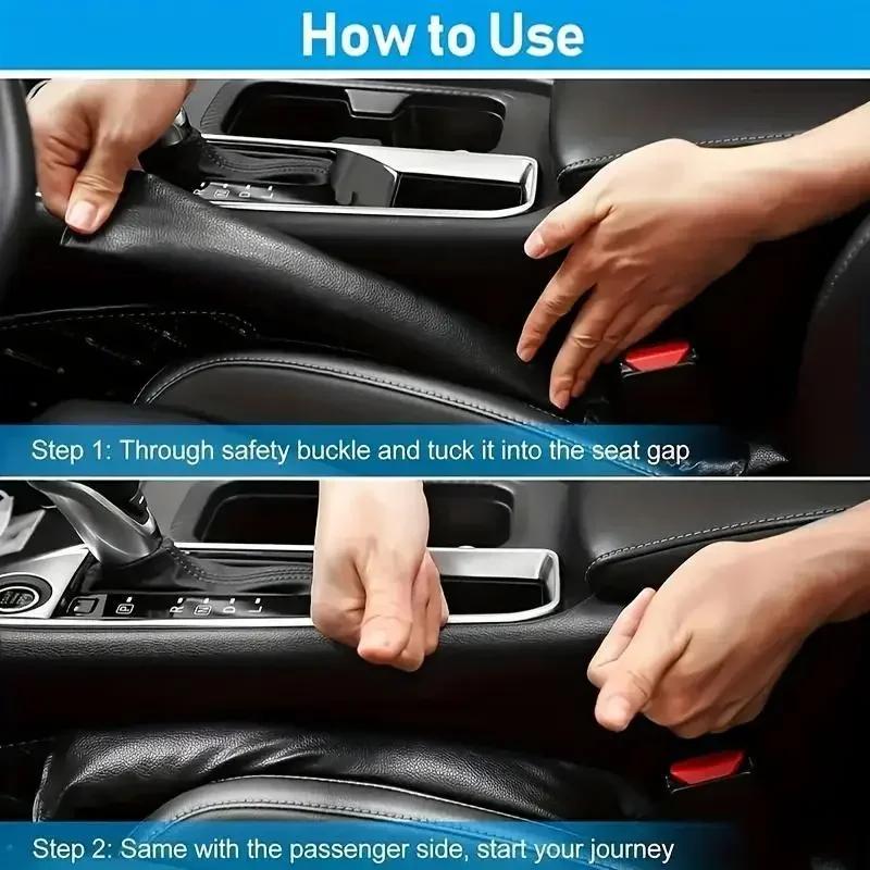 Car Seat NEW 2pcs Integrated Solid Gap Filling Pad General Car Seat Filling Pad Car Seat Gap Pad Car Interior Accessories