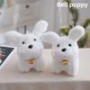 Plush Dog Keychain With Bell For Kids And Bag Accessories