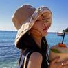Women Girls 100% Cotton Bucket Hat Reversible Trendy Fisherman Hats Double Side Wear Fishing Summer Sun Hat