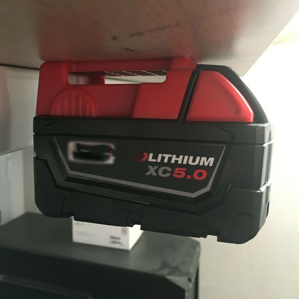 Battery Fit for M18 Mount Dock Holder Belt Suspension Buckle Battery Holder Mount Holder Cover