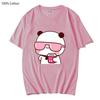 Couple Shirt Bubu Is Watching Movie With Dudu Tshirts Cartoon Cute Graphic Tshirt Unisex Kawaii Y2k Top 100 Cotton Unisex Clothes