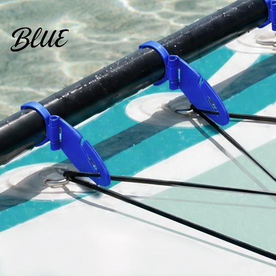 Kayak Tie Down Clip 2PCS Clip, High-Strength Easy Installation Clamps, Quick Waterproof Release синий