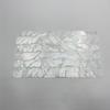 240×140×0,2 mm Papier Coquillage Blanc d'Eau Douce Naturel Matériaux Bruts pour Artisanat DIY, Incrustation d'Instrument de Musique, Sculpture et Décoration