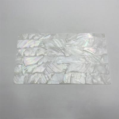 240×140×0.2mm Natural Freshwater White Shell Paper Crafts Raw Materials for DIY Musical Instrument Inlay, Carving, and Decoration