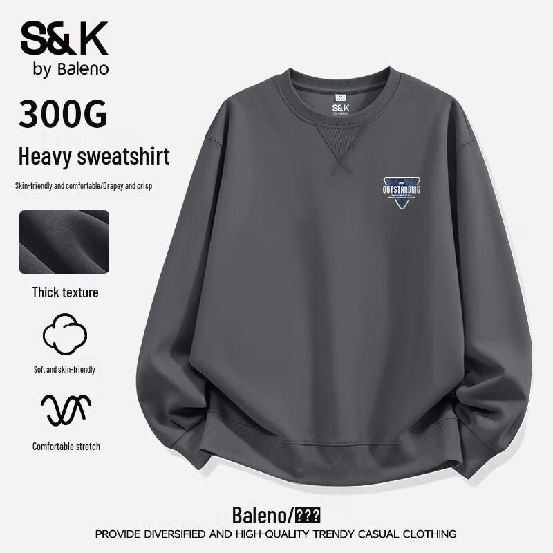 Baleno S&K Men's Crewneck Pullover Sweatshirt