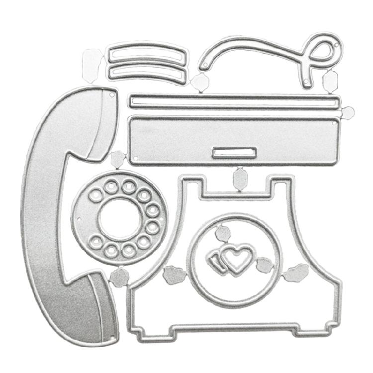 Телефон Высечка Металлические Трафареты для ТисненияСтальная Высечка для Скрапбукинга для Изготовления Открыток Журнала Фотоальбома 1
