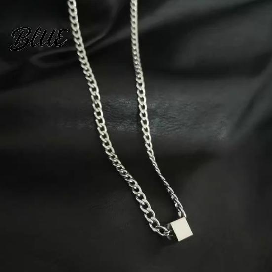 Chic Geometric Design Necklace Pendant for Men Cube Quality
