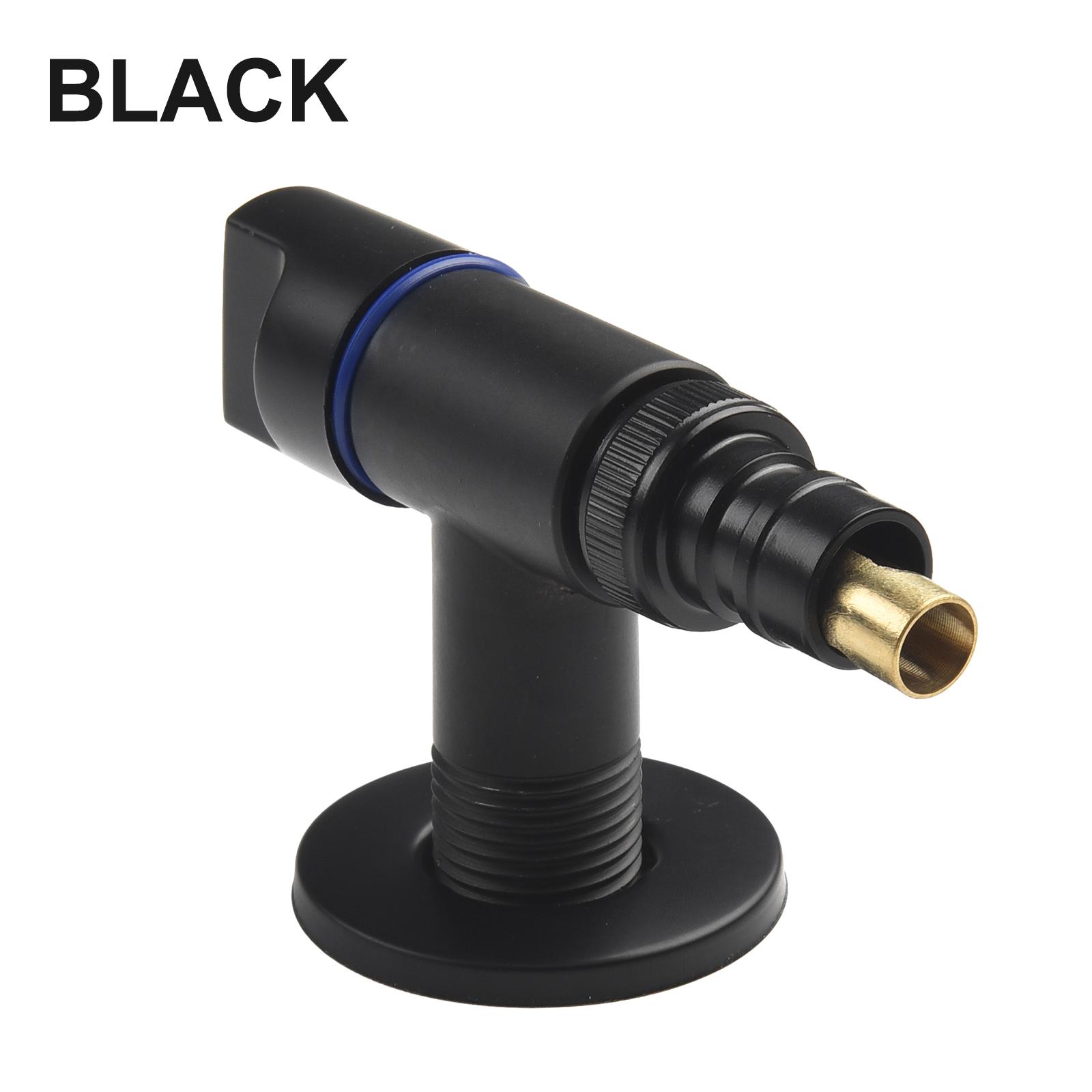 

Угловой клапан с фум-лентой быстрооткрывающийся нержавеющий чёрный