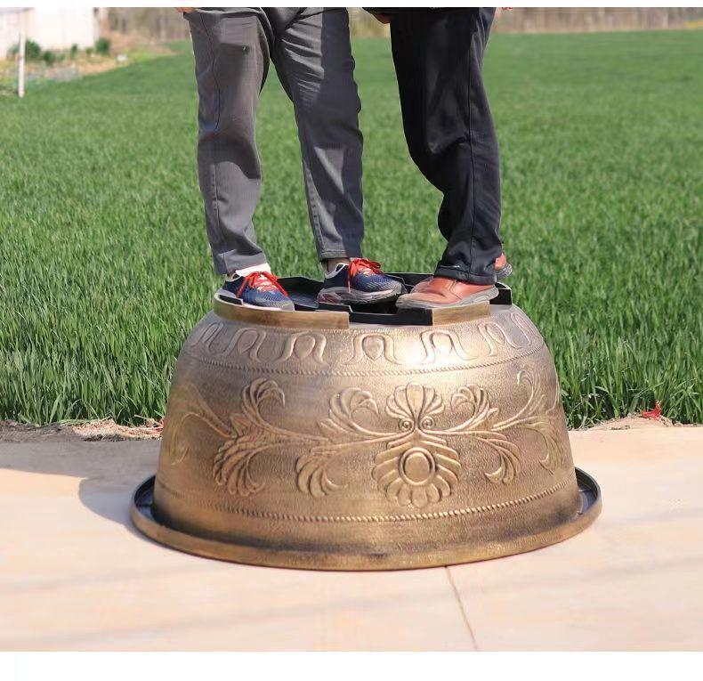 Large Resin Flower Pot for Cycad, Fruit Trees, Lotus, Balcony & Courtyard Planting