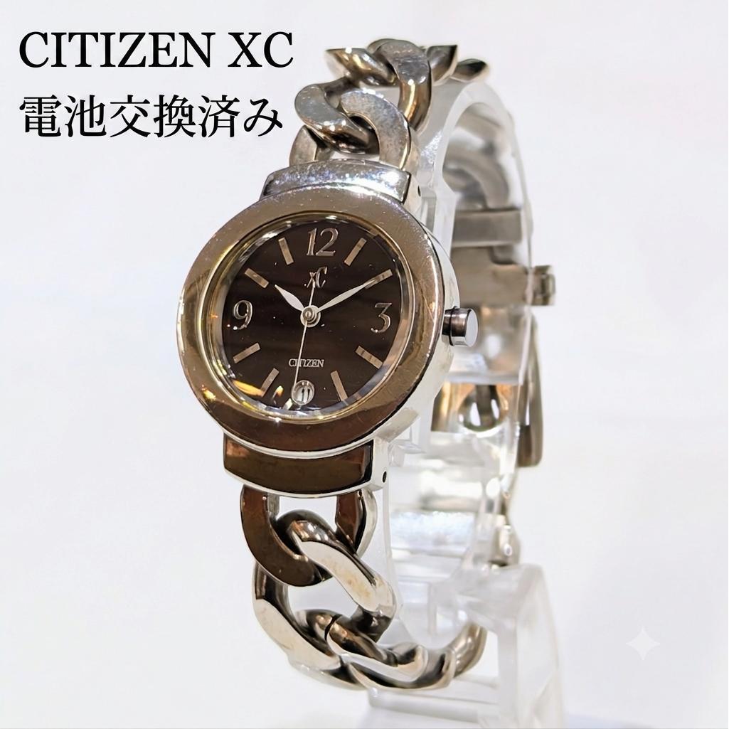 Used CITIZEN XC Ladies Watch Bracelet Type Battery Replaced