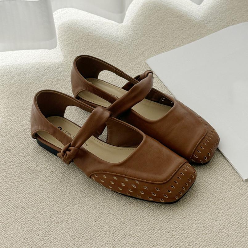 

IPPEUM Балетки Летние Сандалии Обувь 2025 Новые Женские Туфли-балетки Мэри Джейн 225