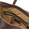 Leather Backpack Brown One Size [Peak Speak] YS-9106 Women's