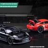 1:32 Full Scale Porsche 911 GT3 High Simulation Die-cast Metal Alloy Model Car Sound and Light Pull Back Collection Children's Toy Boy Gift