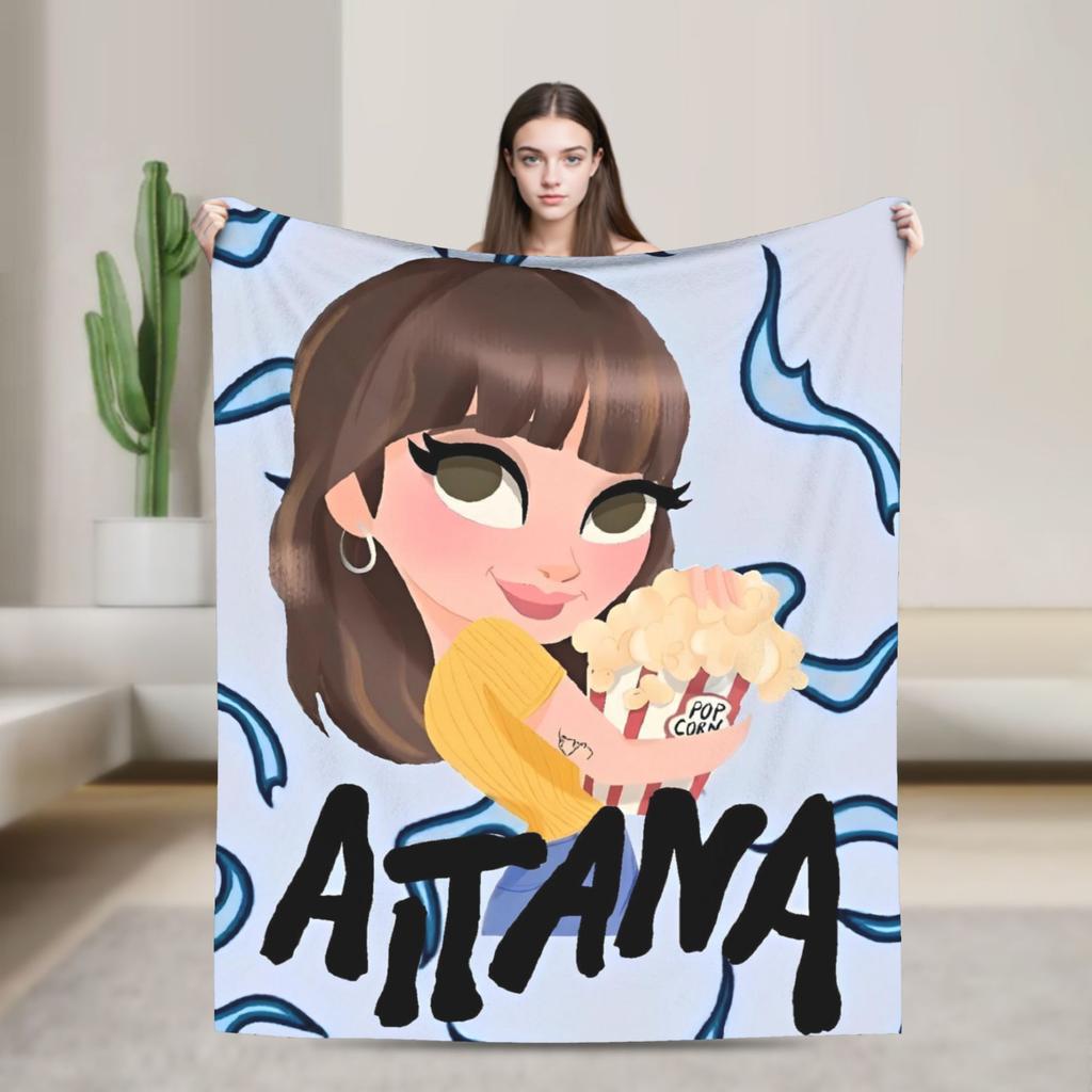 Singer Aitanaed Album Ocana Blanket  Travel Office Flannel Bedding Throws For Home Decor Warm Soft Customized Quality Bedspread