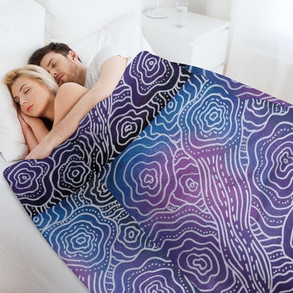 Shooting Star Throw Blanket Sofa Bed Loose Comforter Softest Blankets