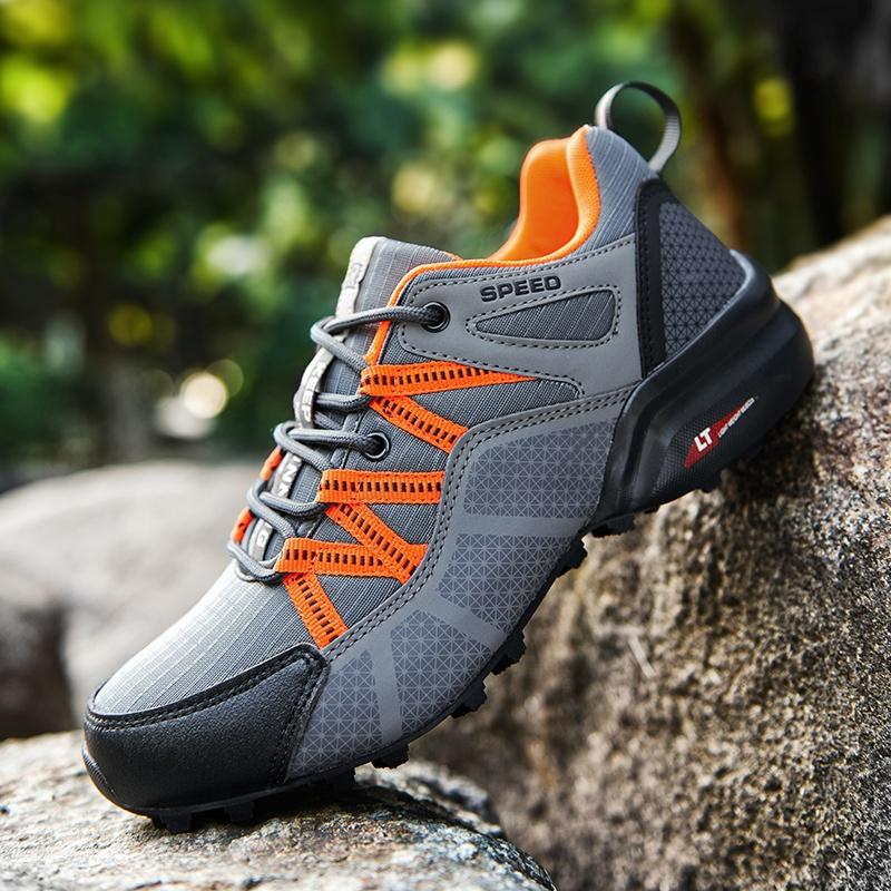 Scarpe da Ciclismo Scarpe da Uomo Scarpe Sportive da Bicicletta Senza Attacco Outdoor Montagna Fuoristrada Leggere Antiscivolo Resistenti all'Usura Scarpe39-47