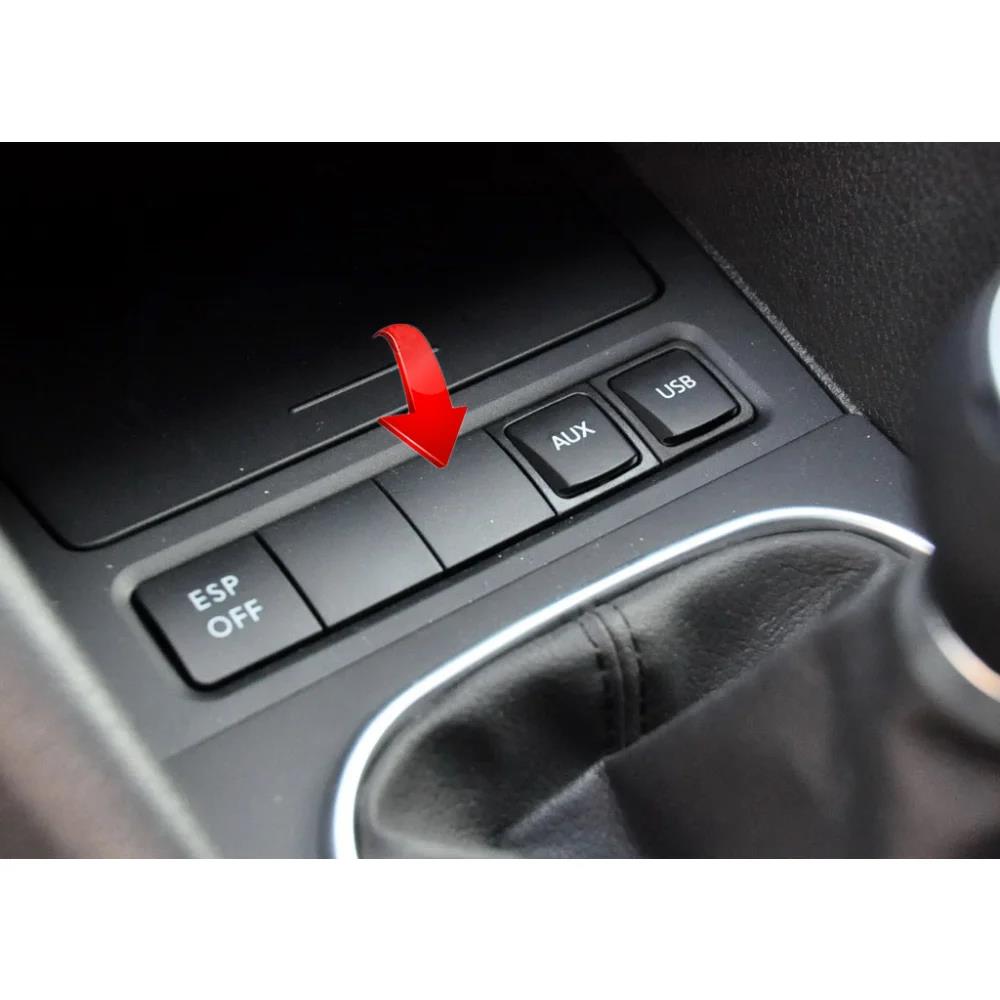 For VW Golf 6 Jetta MK6 EOS Scirocco 2006-2012 Red LED Light Car Sport Button Switch with Wire