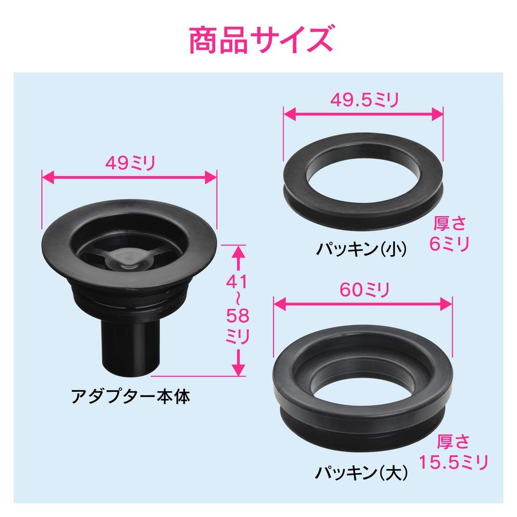 GAONA This Is Great! Odor-proof Adapter for One-way Traps GA-KW025