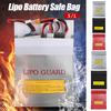High Quality Fireproof Waterproof Rc Lipo Battery Safety Storage Bag Charge Sack Silver Red Black Car Household Package