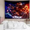 Red And Black Apex Tapestry, Unique Design Tapestry, Suitable for Bedroom,Livingroom, Playroom,Heartwarming Fan Holiday Gifts