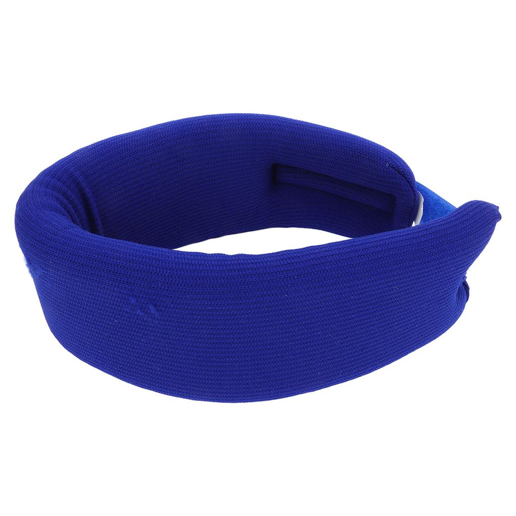 Foam Neck Brace Adjustable Neck Cervical Support Brace for Neck Pain Pressure Soft Cervical Collar for Home Dark Blue S