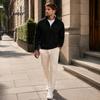 Versatile Weekend Wear Mens Quarter Zip Sweatshirt, Stand Collar Athletic Fleece Pullover, Ribbed Hem Cuffs, Casual Streetwear Hoodie Long Sleeve