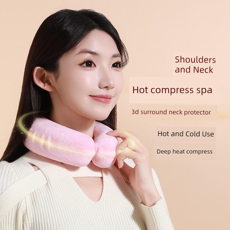 Hot Water Bottle with Water Filling, U-Shaped Heat Therapy, Thickened Explosion-Proof, Shoulder and Neck Physiotherapy, Neck-Specific Warm Water Bag