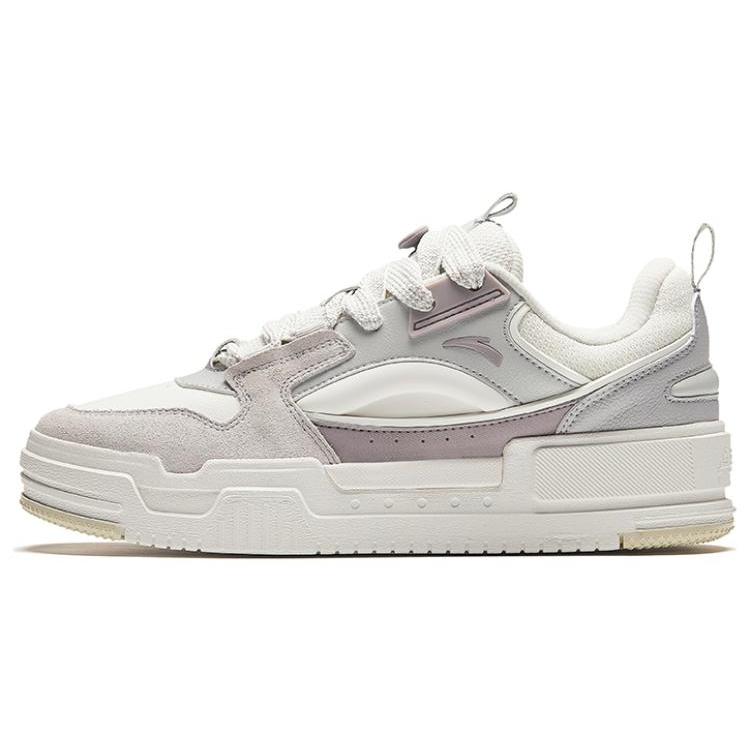 

Anta Slightly Sweet Puffy Shoes Comfortable Slip Resistant Abrasion Resistant Low top Skateboard Shoes Men s 912348001-4 44